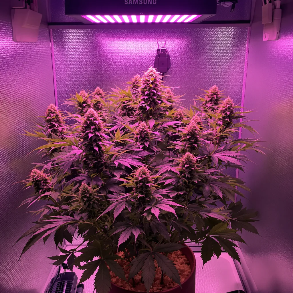 Planta de cannabis Honey Bananas en fase de floración — 90-130 cm feminizada