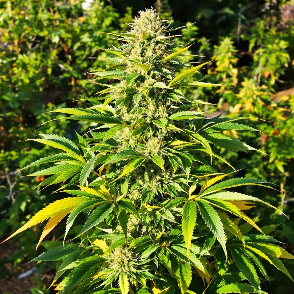 Honey Boo Boo 66% indica / 34% sativa — flor con tricomas visibles