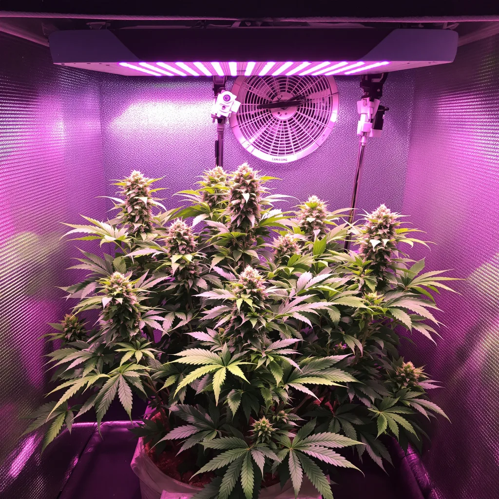 Planta de cannabis Hood Candy en fase de floración — 90-130 cm feminizada