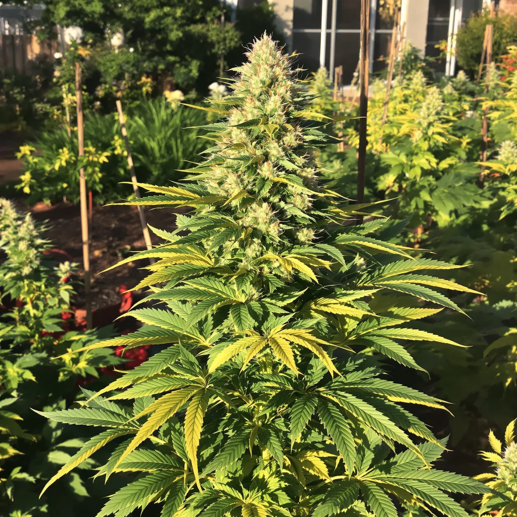 Humboldt Headband 88% indica / 12% sativa — flor con tricomas visibles