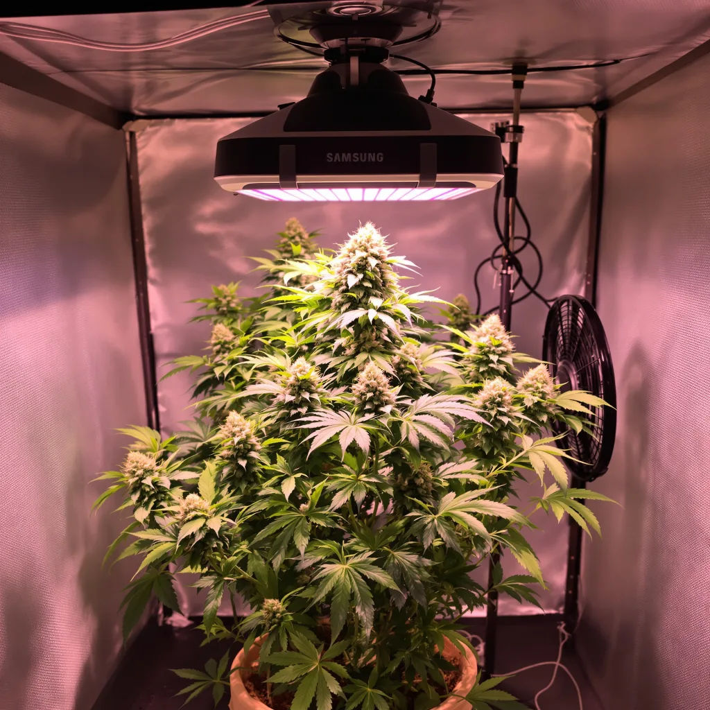 Planta de cannabis I-95 en fase de floración — 90-130 cm feminizada