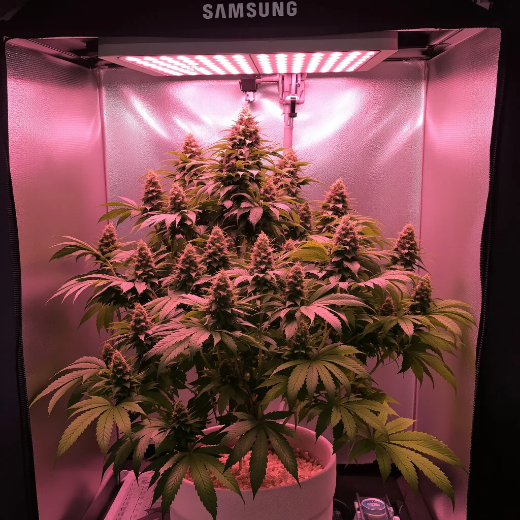 Planta de cannabis Ice en fase de floración — 90-130 cm feminizada