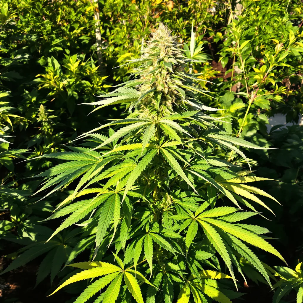Ice 87% indica / 13% sativa — flor con tricomas visibles