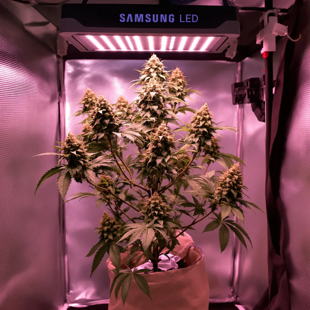Planta de cannabis Iron Triangle en fase de floración — 120-180 cm feminizada