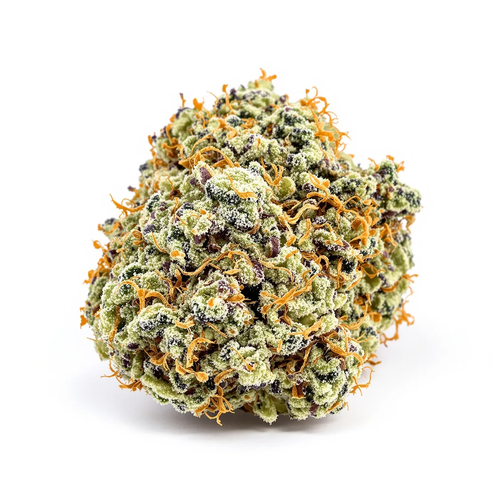 Jack Herer 45% indica / 55% sativa — flor con tricomas visibles