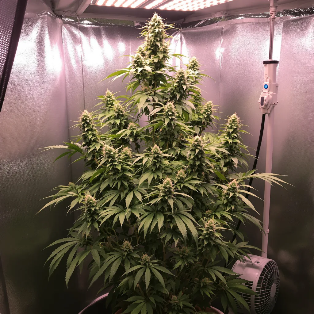 Planta de cannabis Jack Skellington en fase de floración — 150-200 cm feminizada