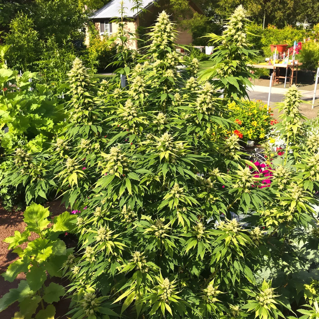 Jack the Ripper 25% indica / 75% sativa — flor con tricomas visibles