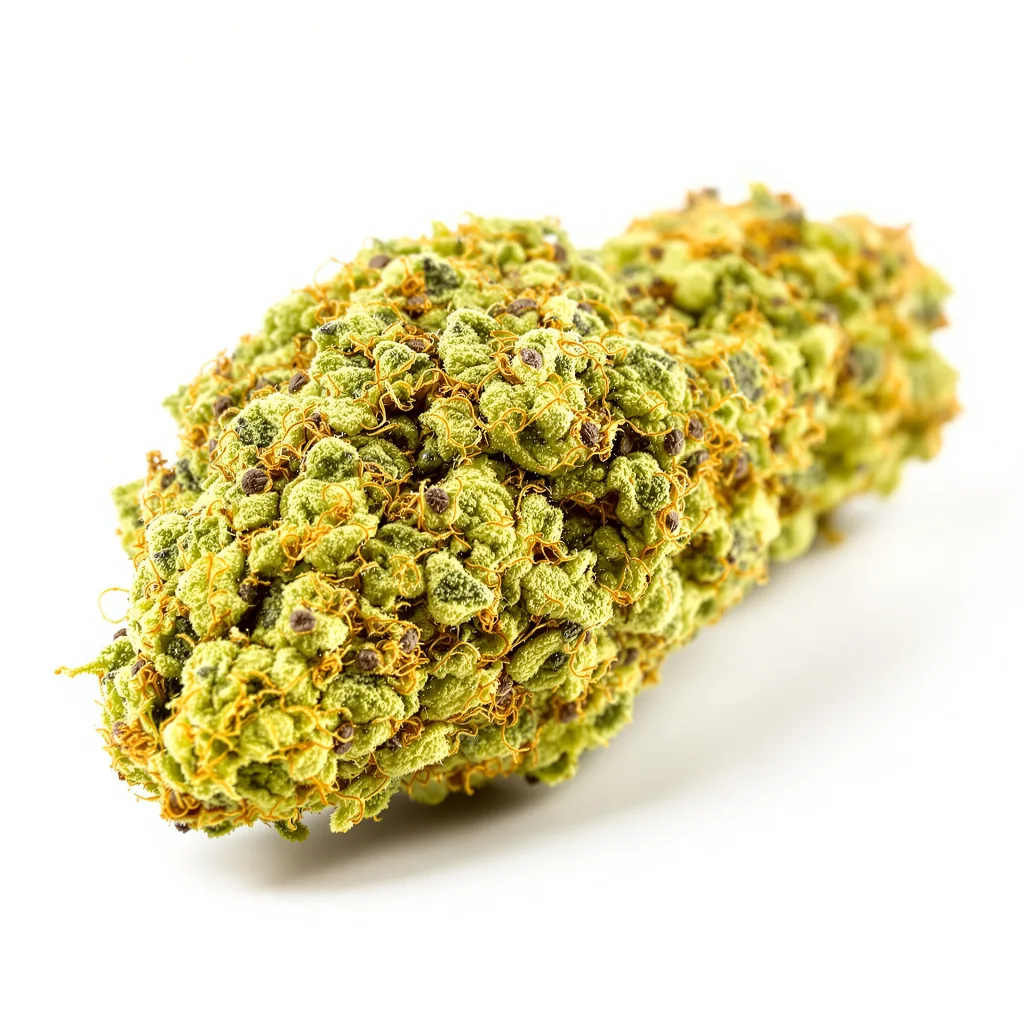 Jack the Ripper 25% indica / 75% sativa — flor con tricomas visibles