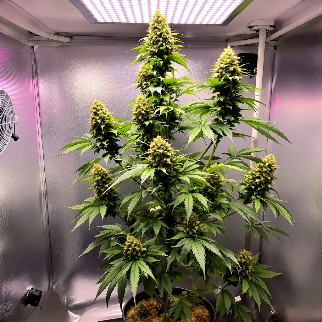 Planta de cannabis Jane Doe en fase de floración — 120-180 cm feminizada
