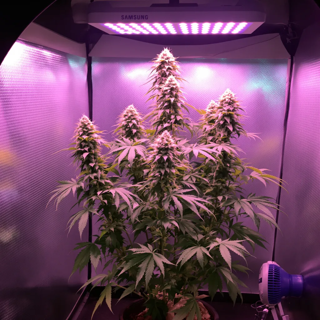 Planta de cannabis Jean Guy en fase de floración — 120-180 cm feminizada