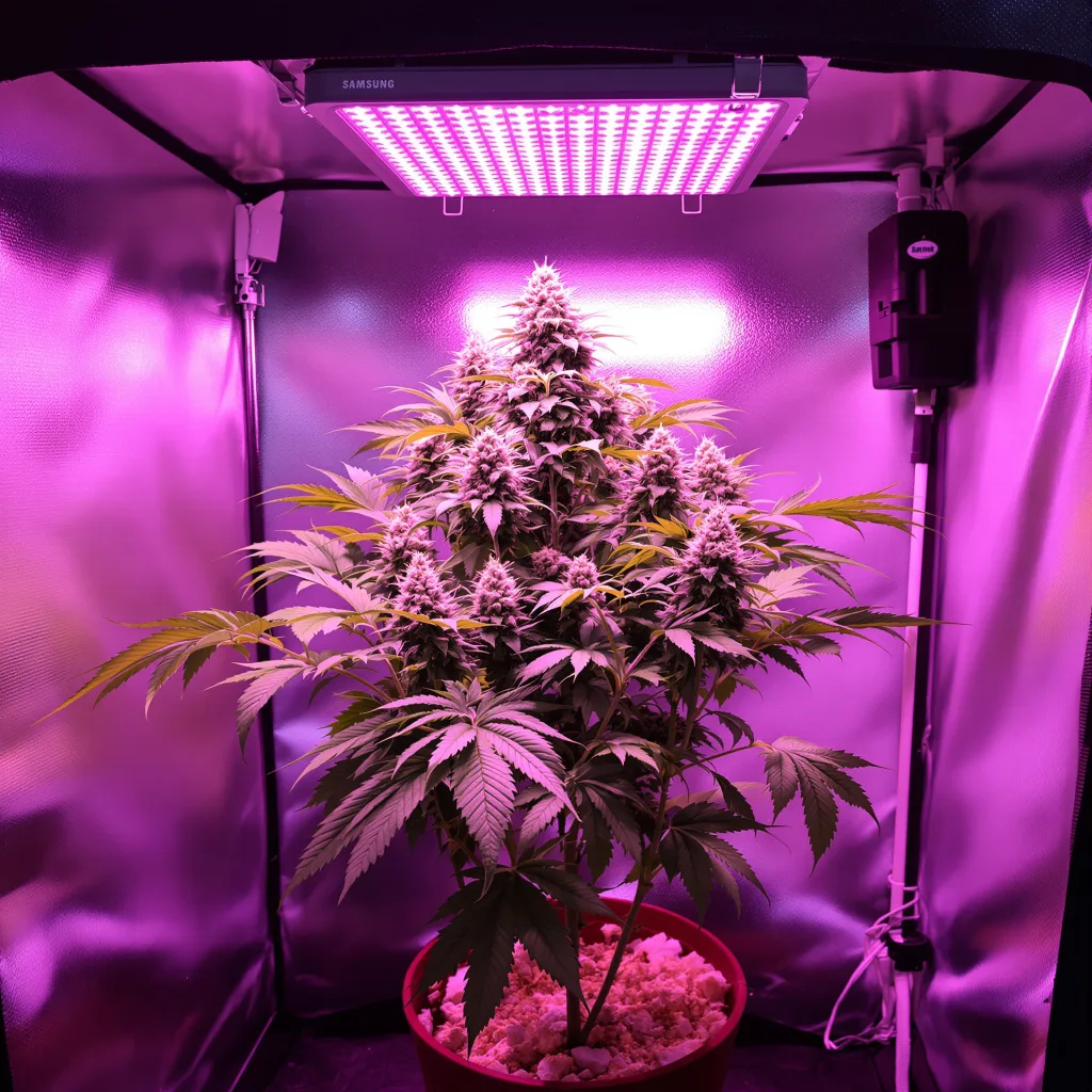 Planta de cannabis Jedi Kush en fase de floración — 90-130 cm feminizada