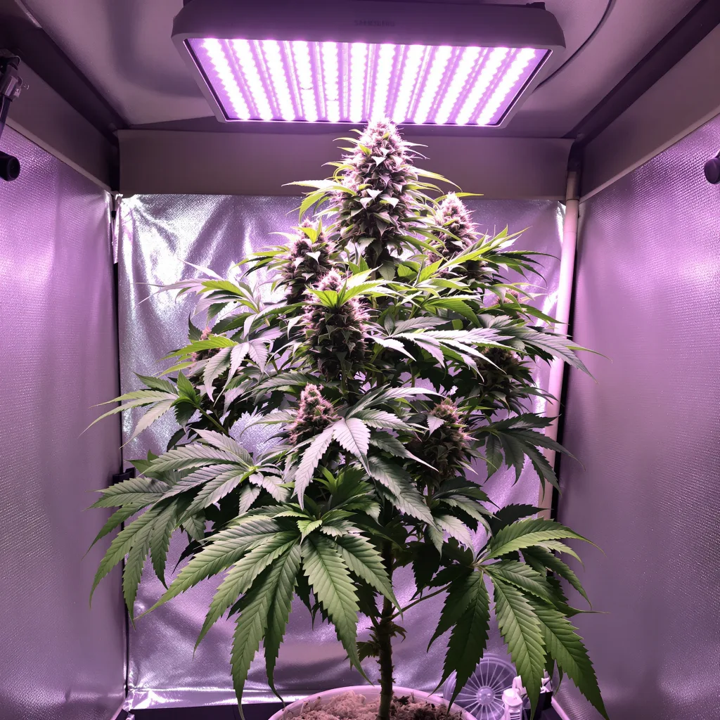 Planta de cannabis Jelly Roll en fase de floración — 60-100 cm autofloración