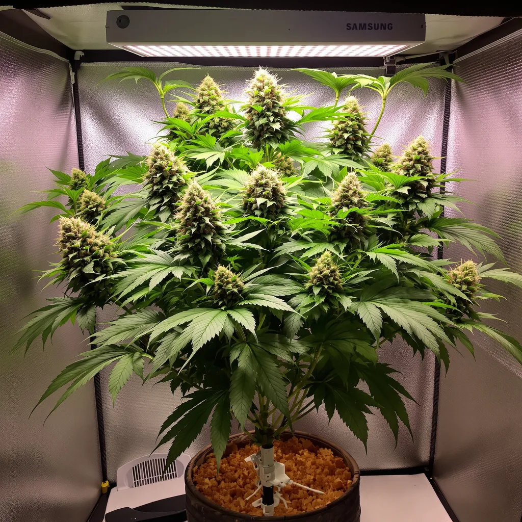 Planta de cannabis Jelly Roll en fase de floración — 90-130 cm feminizada