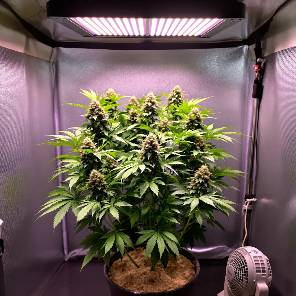 Planta de cannabis Josh D OG en fase de floración — 90-130 cm feminizada