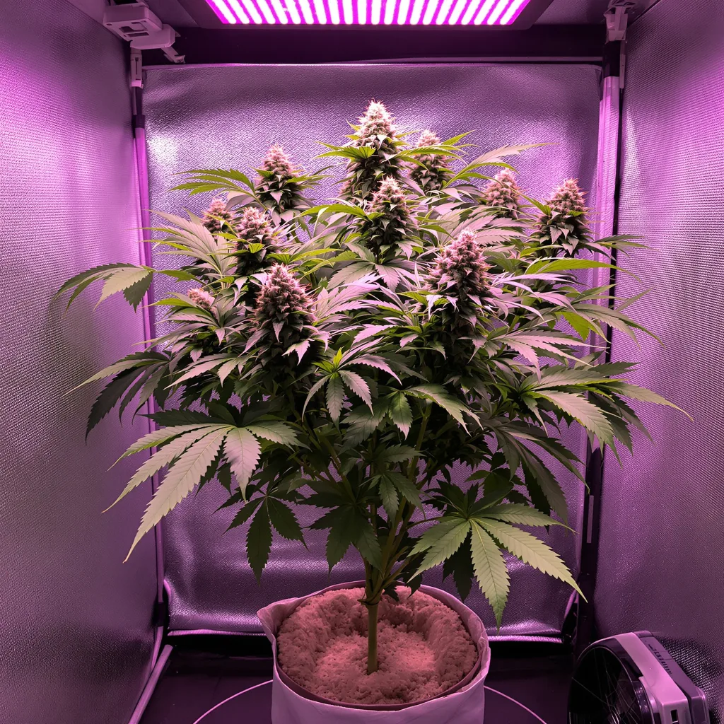 Planta de cannabis Jungle Cookie en fase de floración — 90-130 cm feminizada