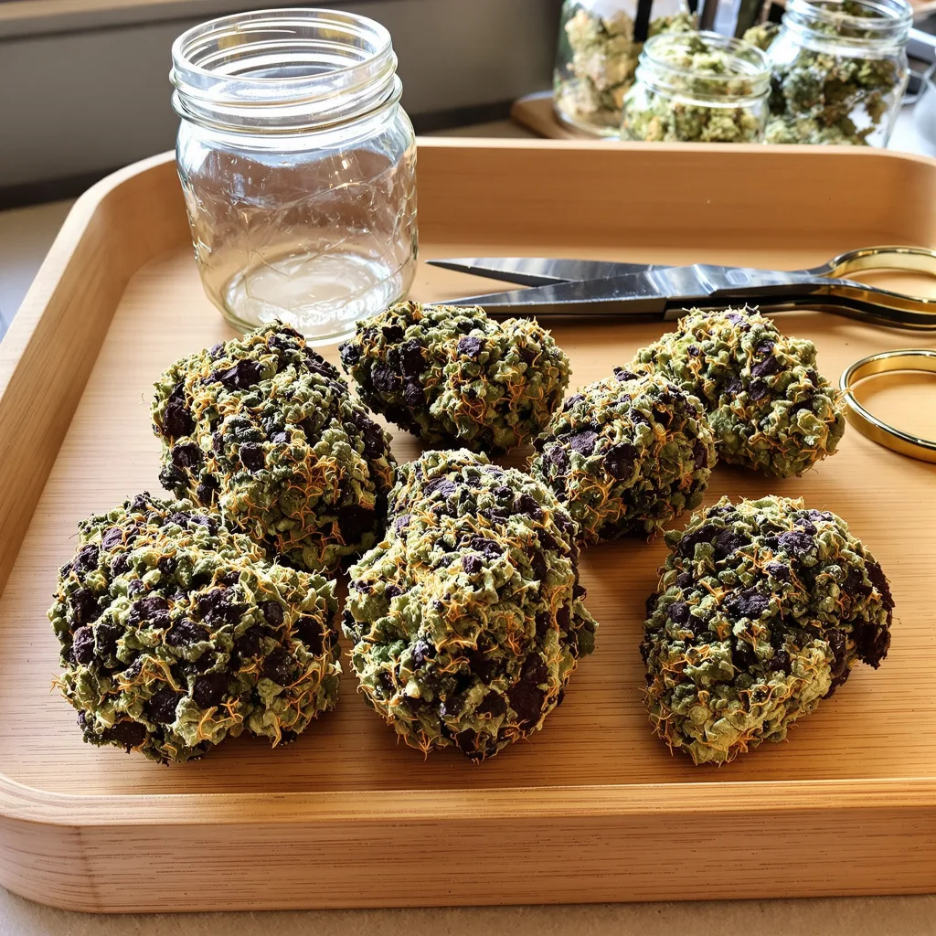 Jupiter OG 75% indica / 25% sativa — flor con tricomas visibles