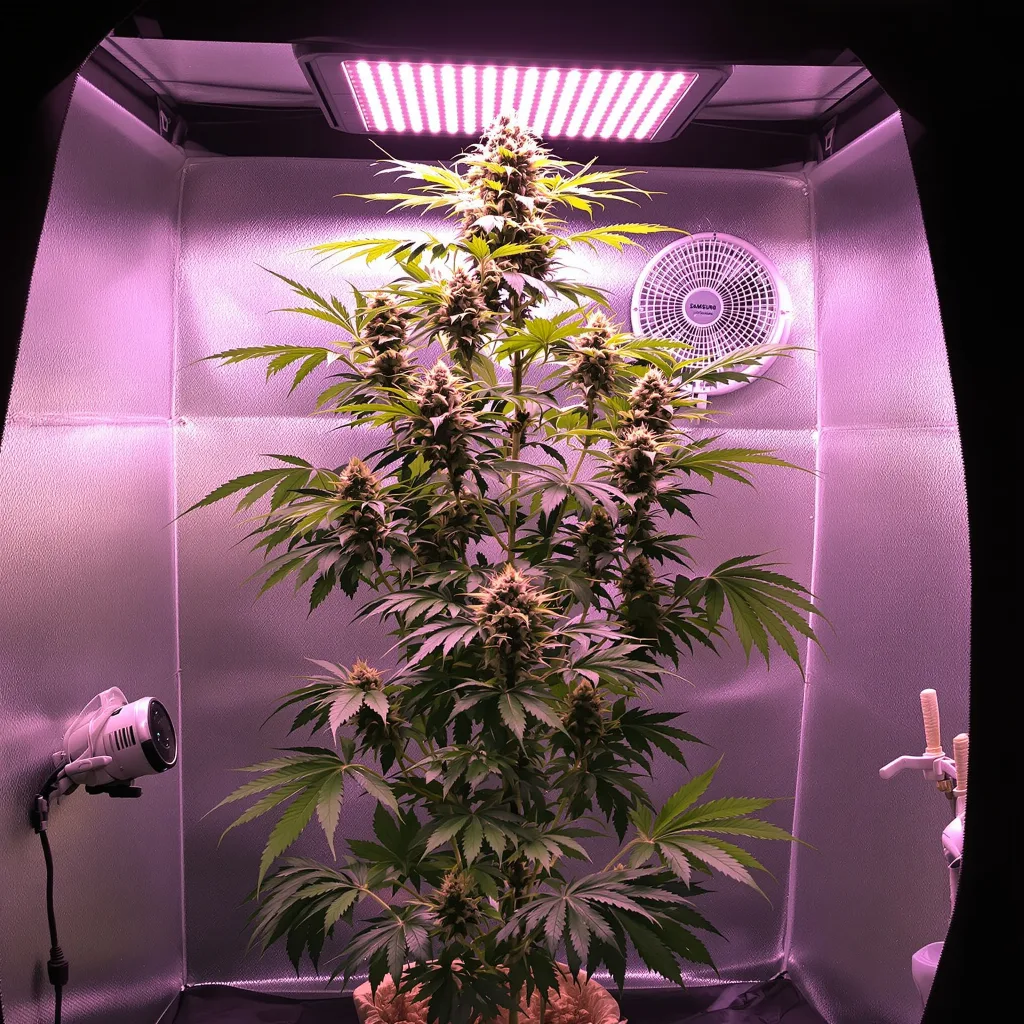 Planta de cannabis Kali Dog en fase de floración — 150-200 cm feminizada
