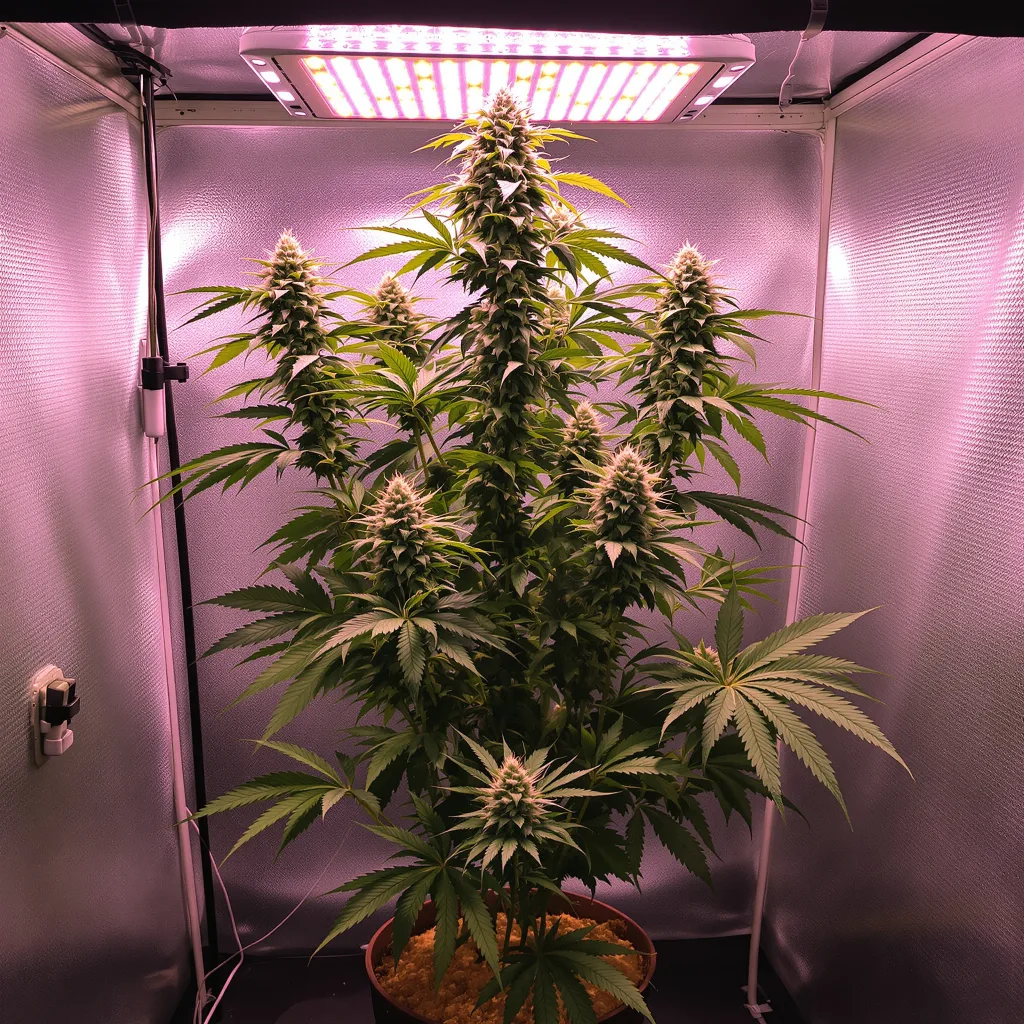 Planta de cannabis KC 33 en fase de floración — 150-200 cm feminizada
