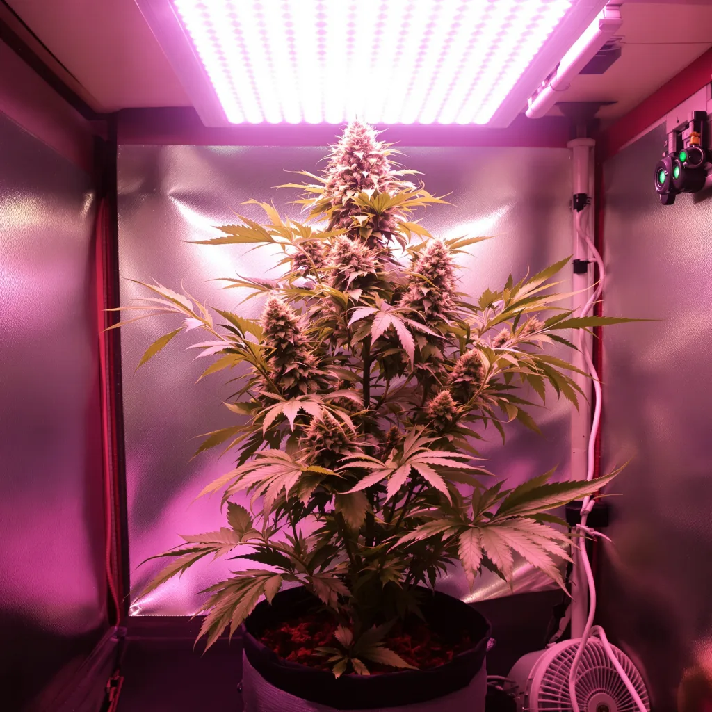 Planta de cannabis Khufu en fase de floración — 90-130 cm feminizada