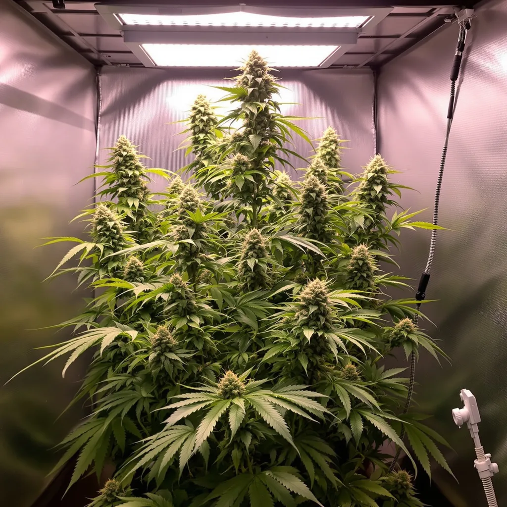 Planta de cannabis Kilimanjaro en fase de floración — 150-200 cm feminizada