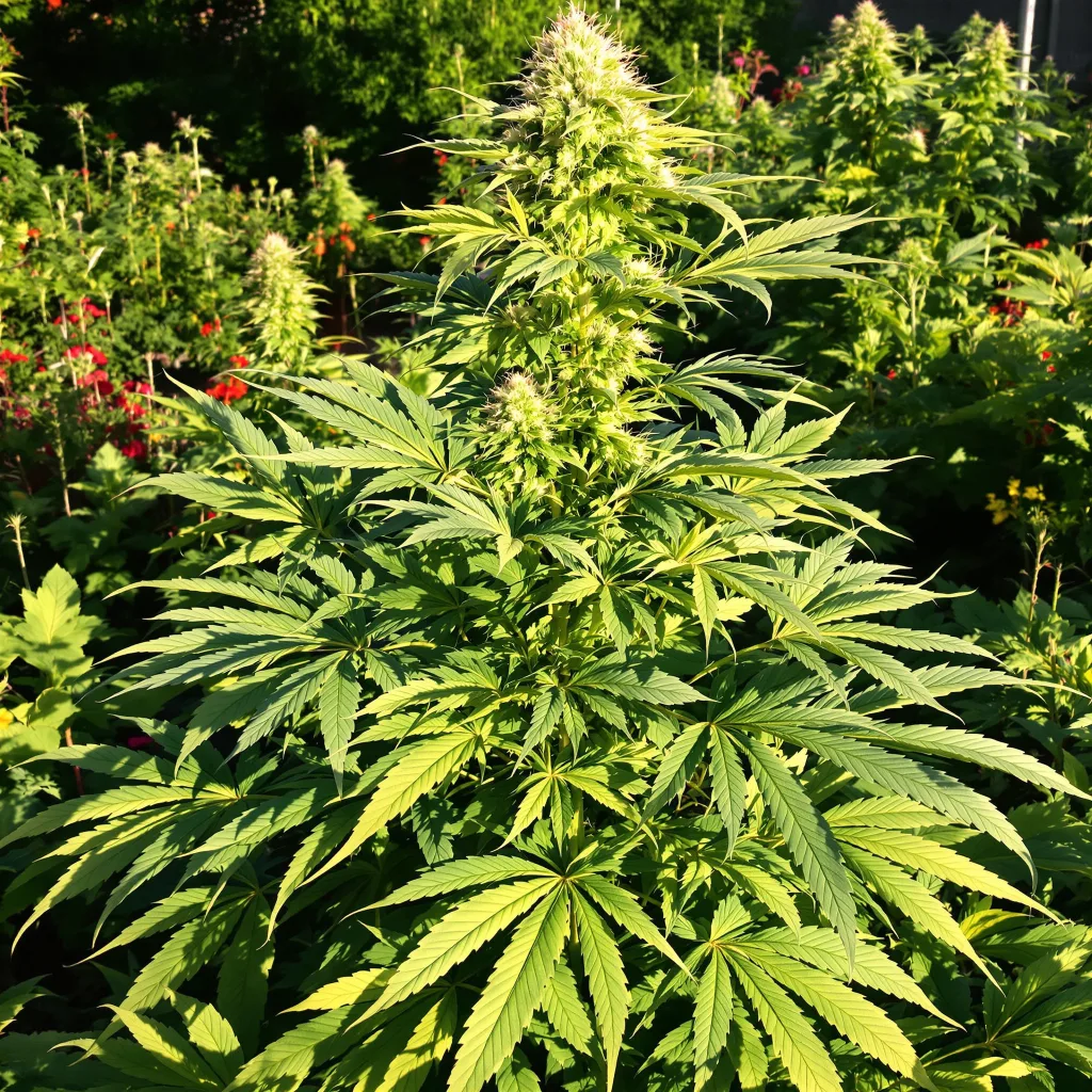 Killer Grape 86% indica / 14% sativa — flor con tricomas visibles