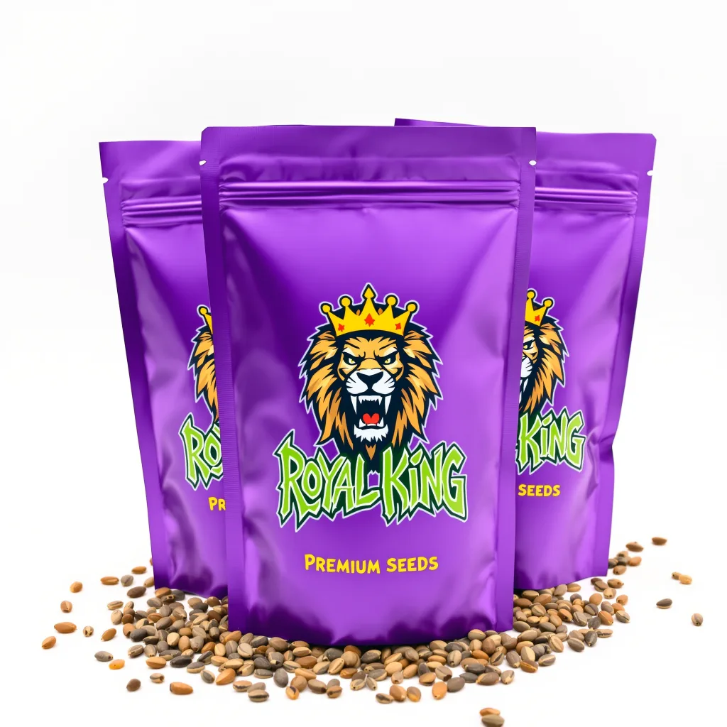 Kimbo Kush 75% indica / 25% sativa — flor con tricomas visibles