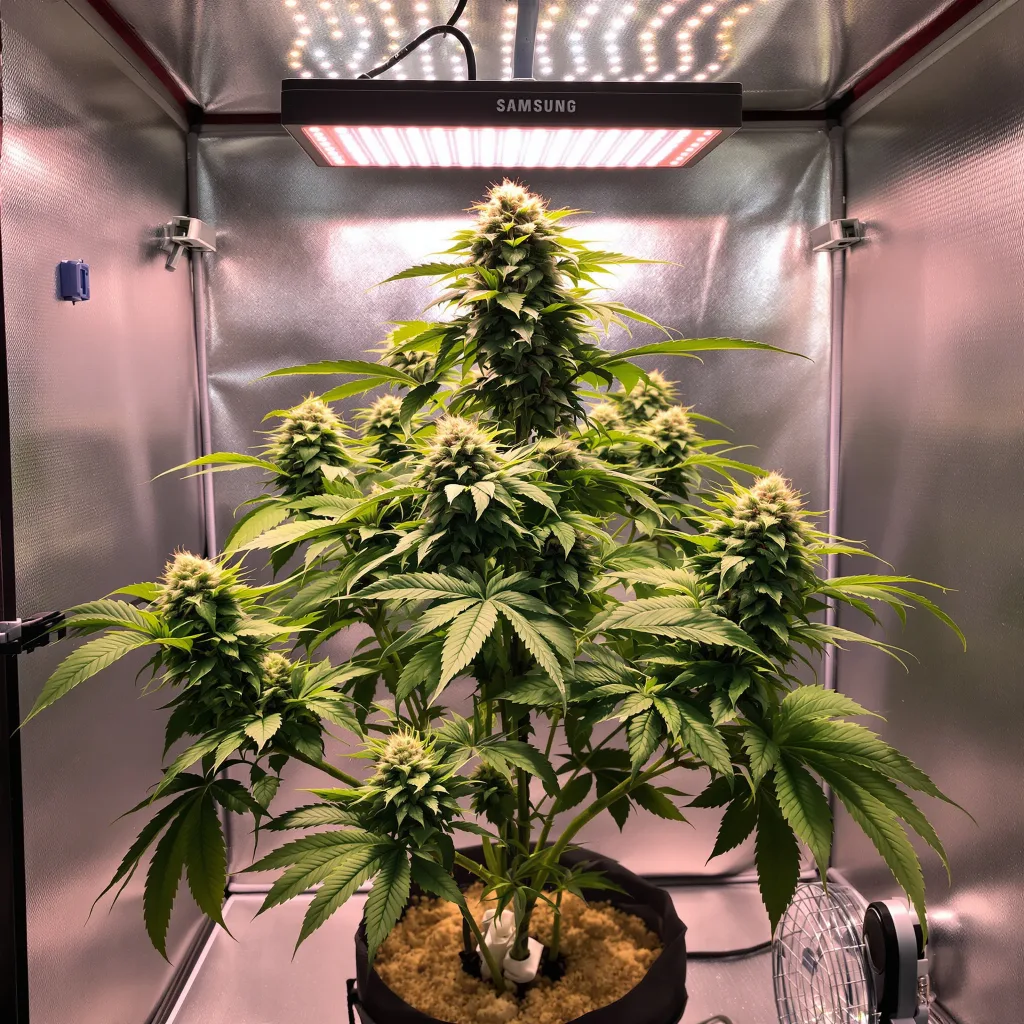 Planta de cannabis King Kong en fase de floración — 90-130 cm feminizada