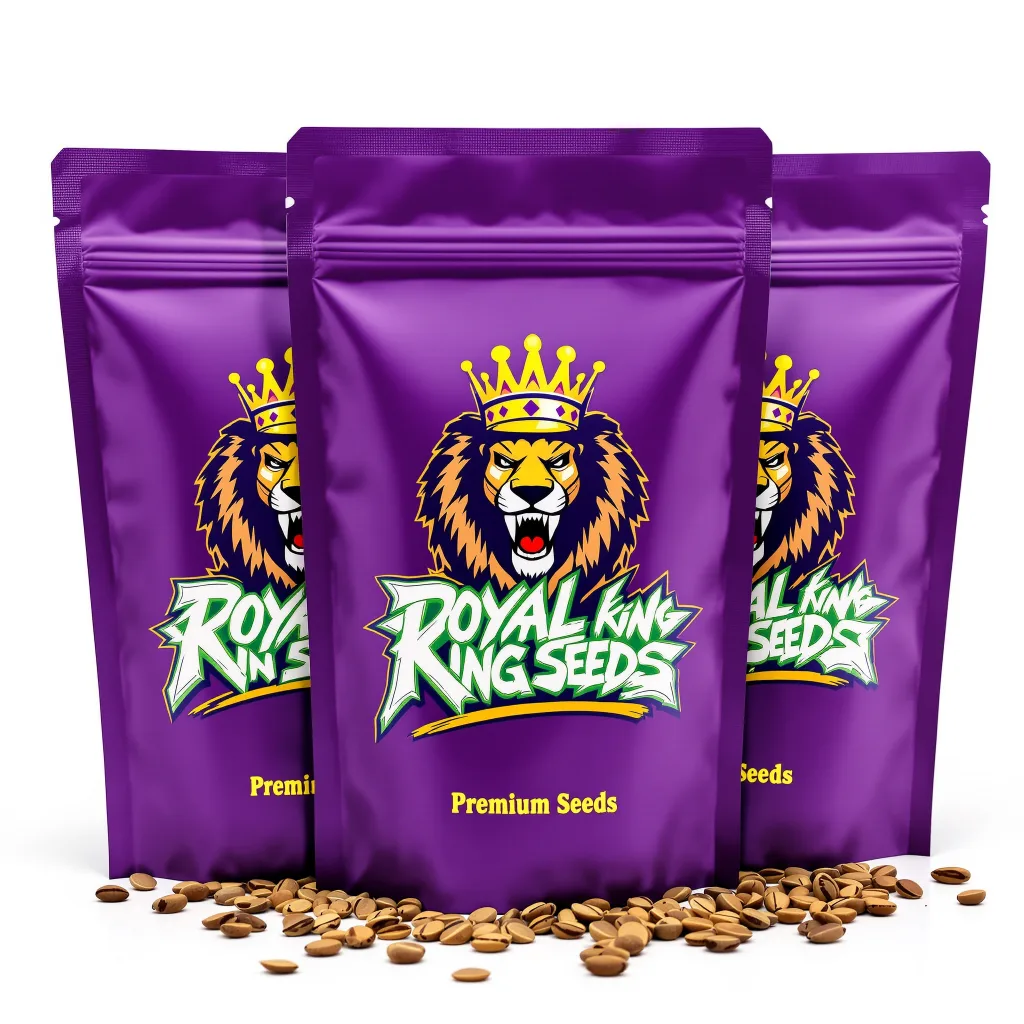 King’s Kush 75% indica / 25% sativa — flor con tricomas visibles
