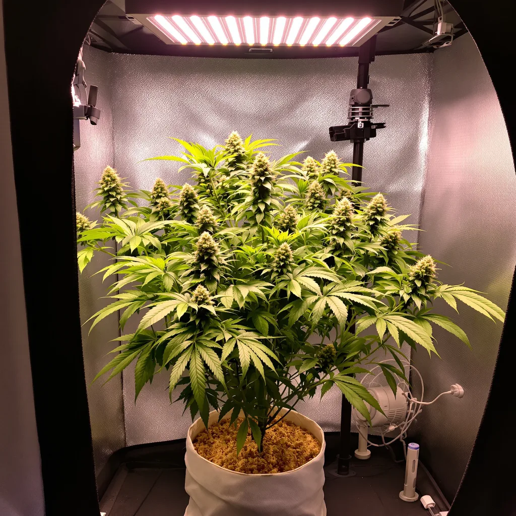 Planta de cannabis Kong en fase de floración — 90-130 cm feminizada
