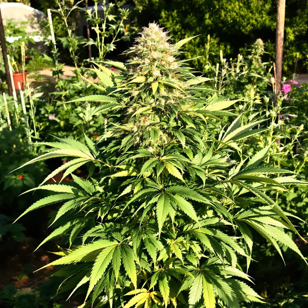 Kong 100% indica / 50% sativa — flor con tricomas visibles