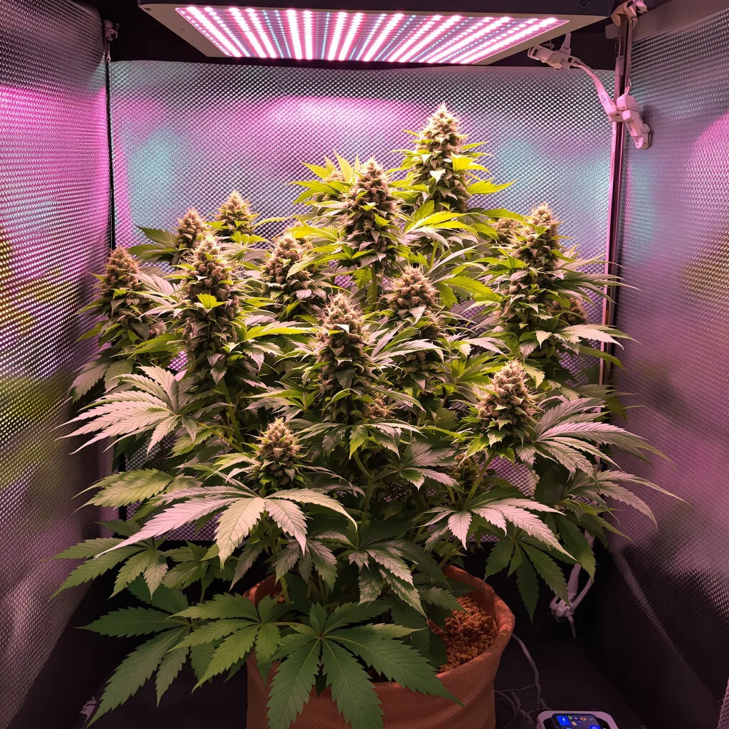 Planta de cannabis Kosher Kush en fase de floración — 90-130 cm feminizada