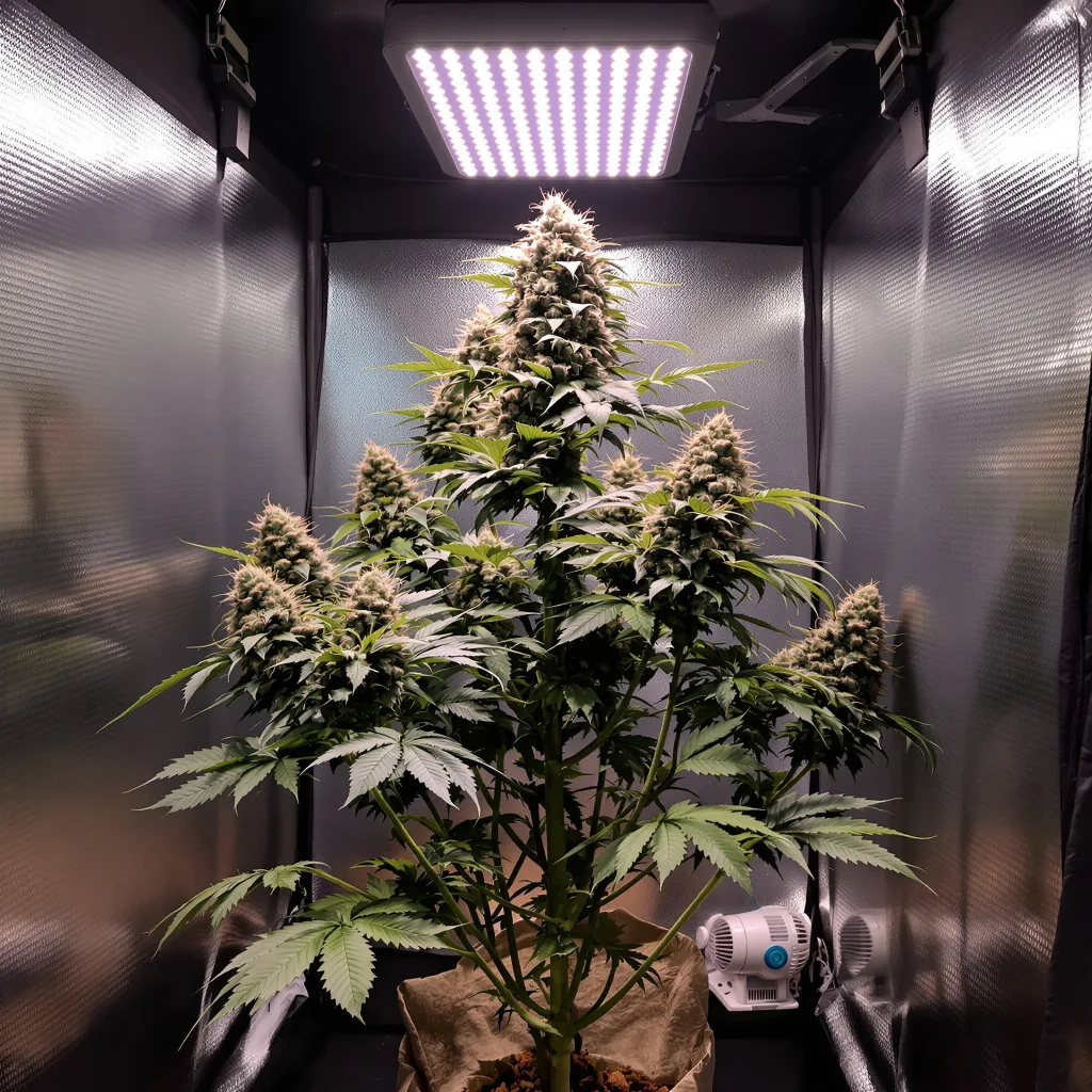 Planta de cannabis Kosher Tangie en fase de floración — 120-180 cm feminizada