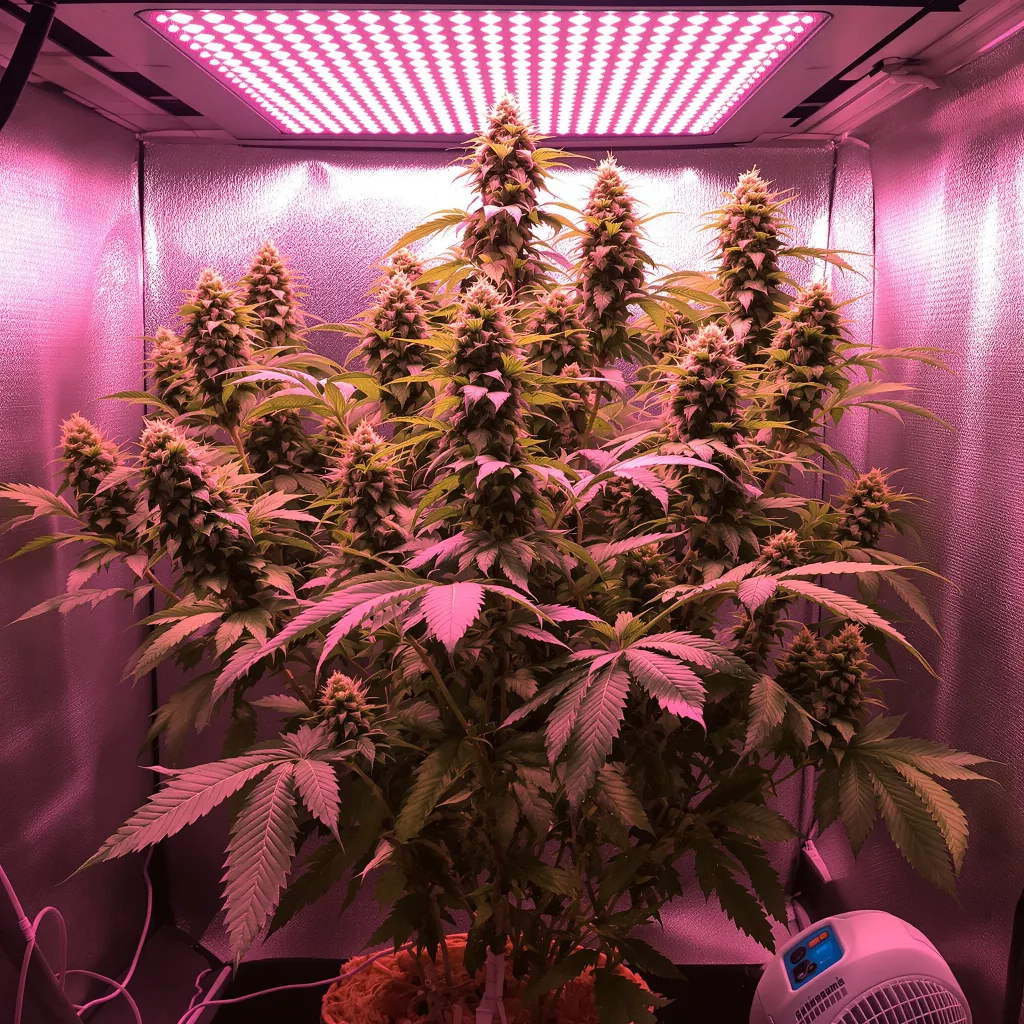 Planta de cannabis Kuchi en fase de floración — 120-180 cm feminizada