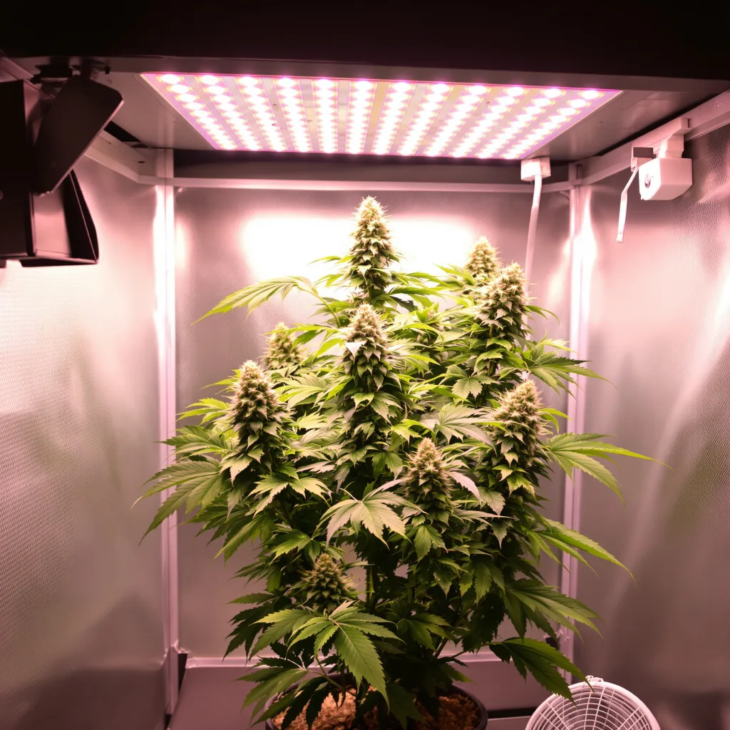 Planta de cannabis Kush Cake en fase de floración — 90-130 cm feminizada