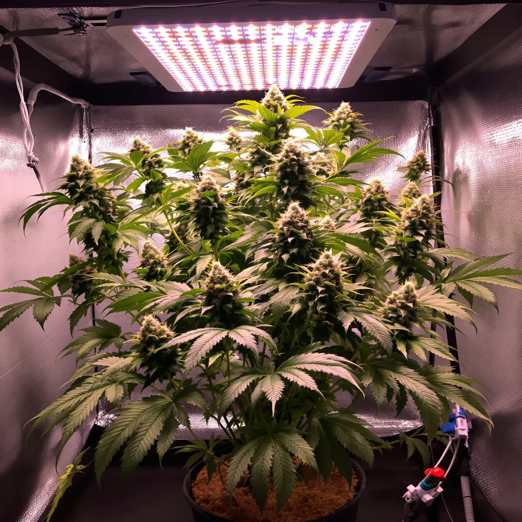 Planta de cannabis Kush XL en fase de floración — 60-100 cm autofloración