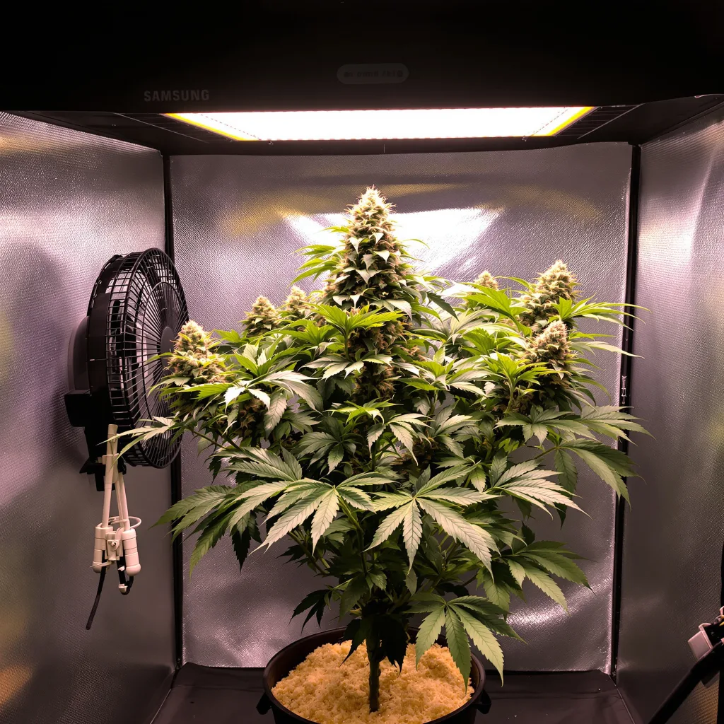 Planta de cannabis Kushadelic en fase de floración — 90-130 cm feminizada