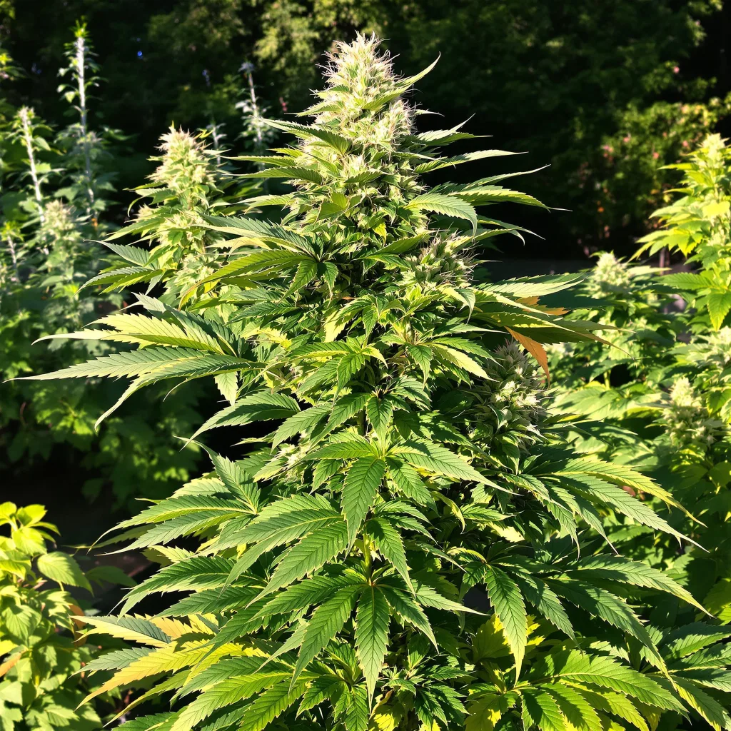Kushberry 75% indica / 25% sativa — flor con tricomas visibles