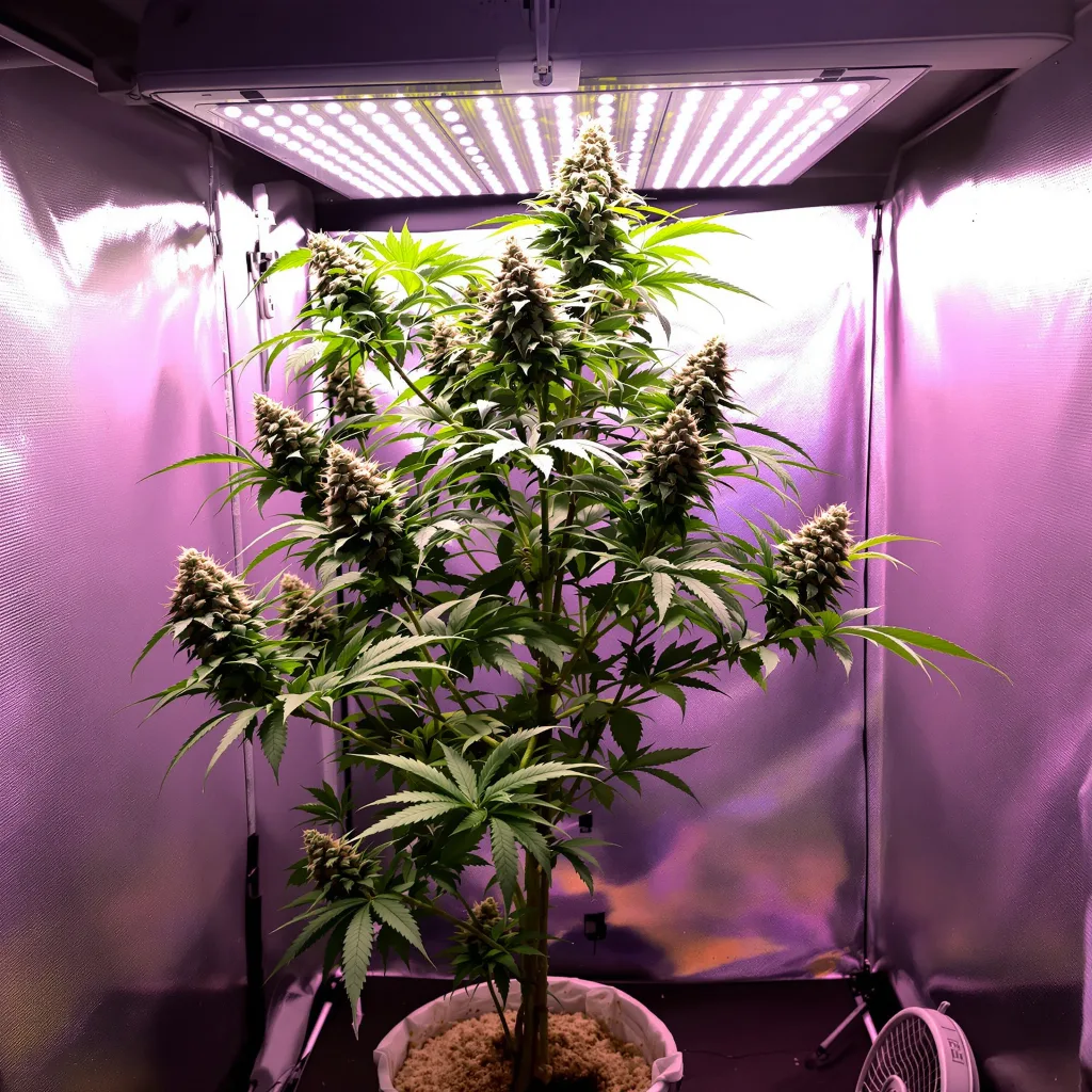 Planta de cannabis LA Jack en fase de floración — 120-180 cm feminizada