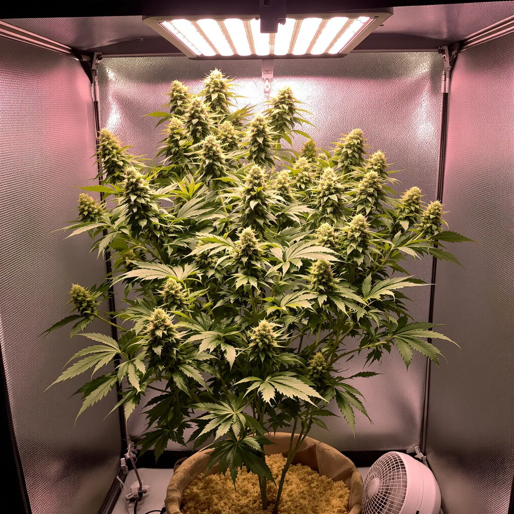 Planta de cannabis LA OG en fase de floración — 120-180 cm feminizada