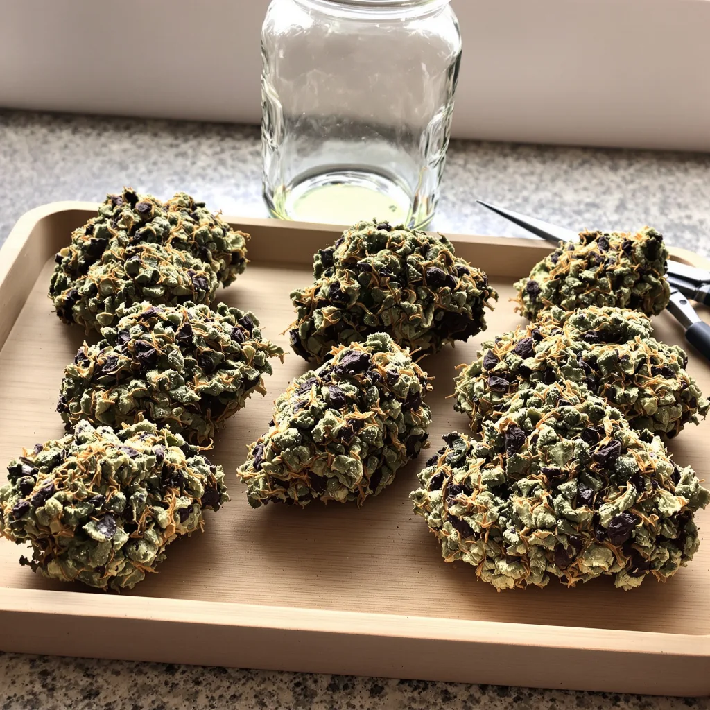 LA Ultra 72% indica / 28% sativa — flor con tricomas visibles
