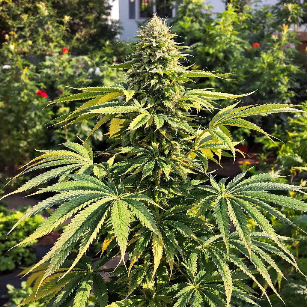 LA Ultra 72% indica / 28% sativa — flor con tricomas visibles
