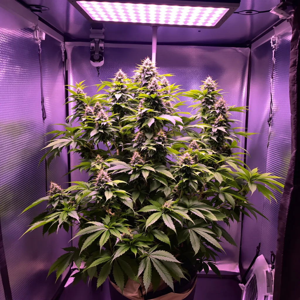 Planta de cannabis LA Ultra en fase de floración — 90-130 cm feminizada