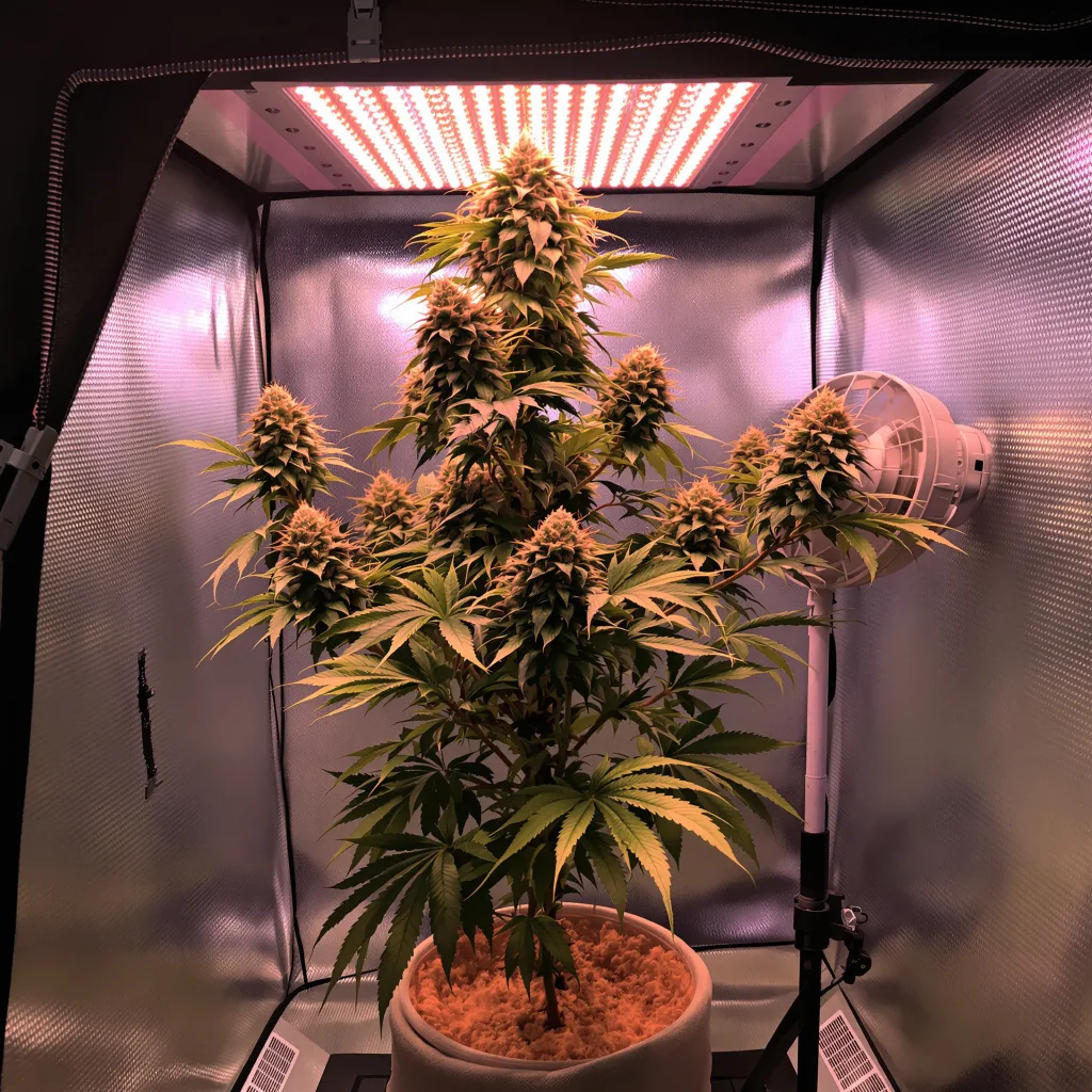 Planta de cannabis Lavender en fase de floración — 120-180 cm feminizada