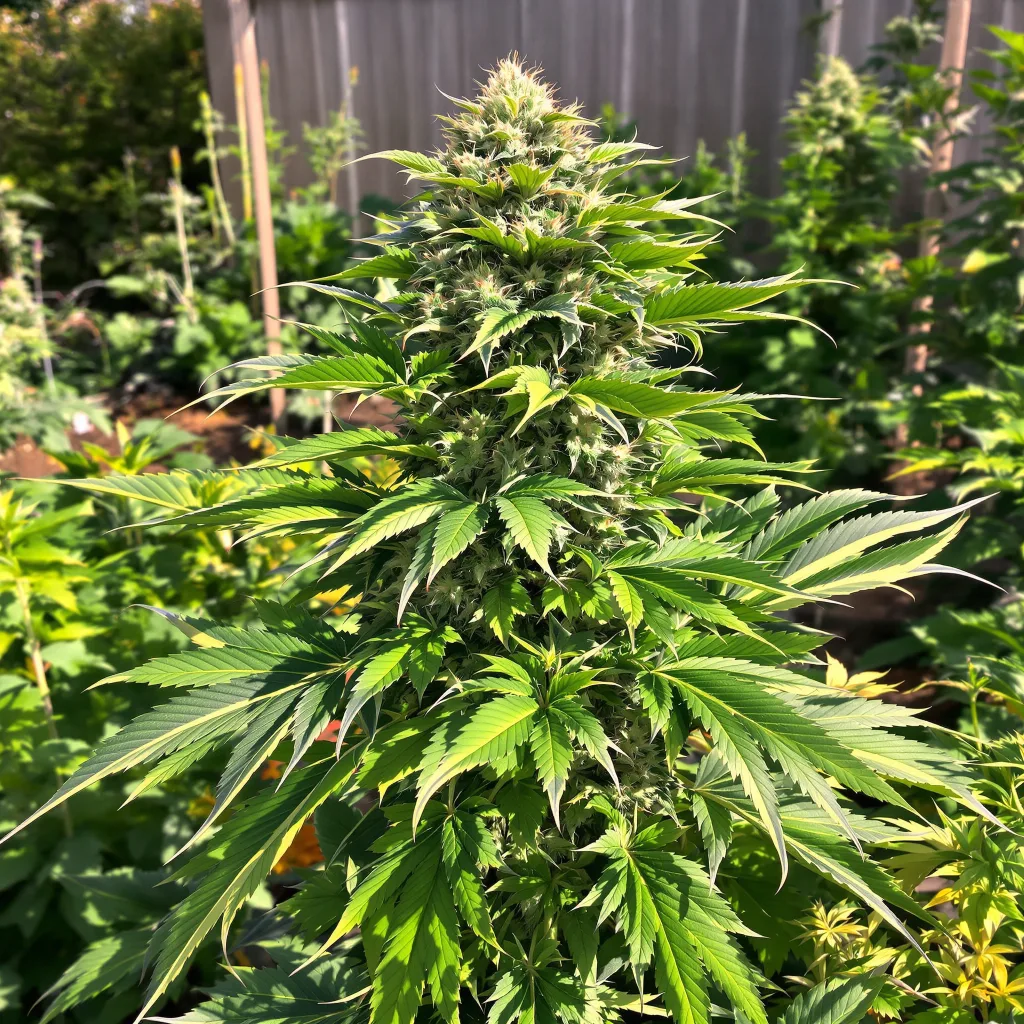 Lavender Jones 70% indica / 30% sativa — flor con tricomas visibles