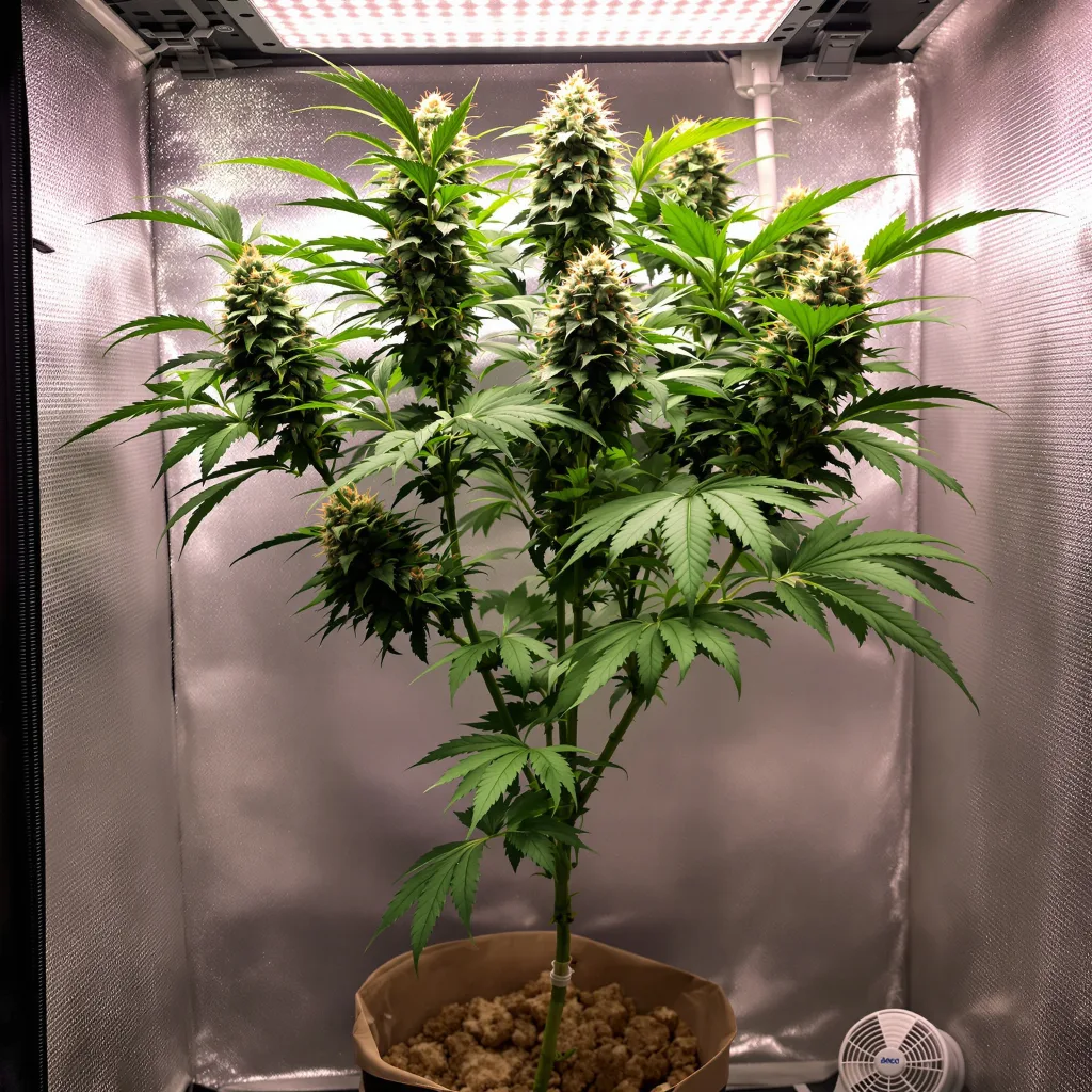 Planta de cannabis Le Silver Royale en fase de floración — 120-180 cm feminizada
