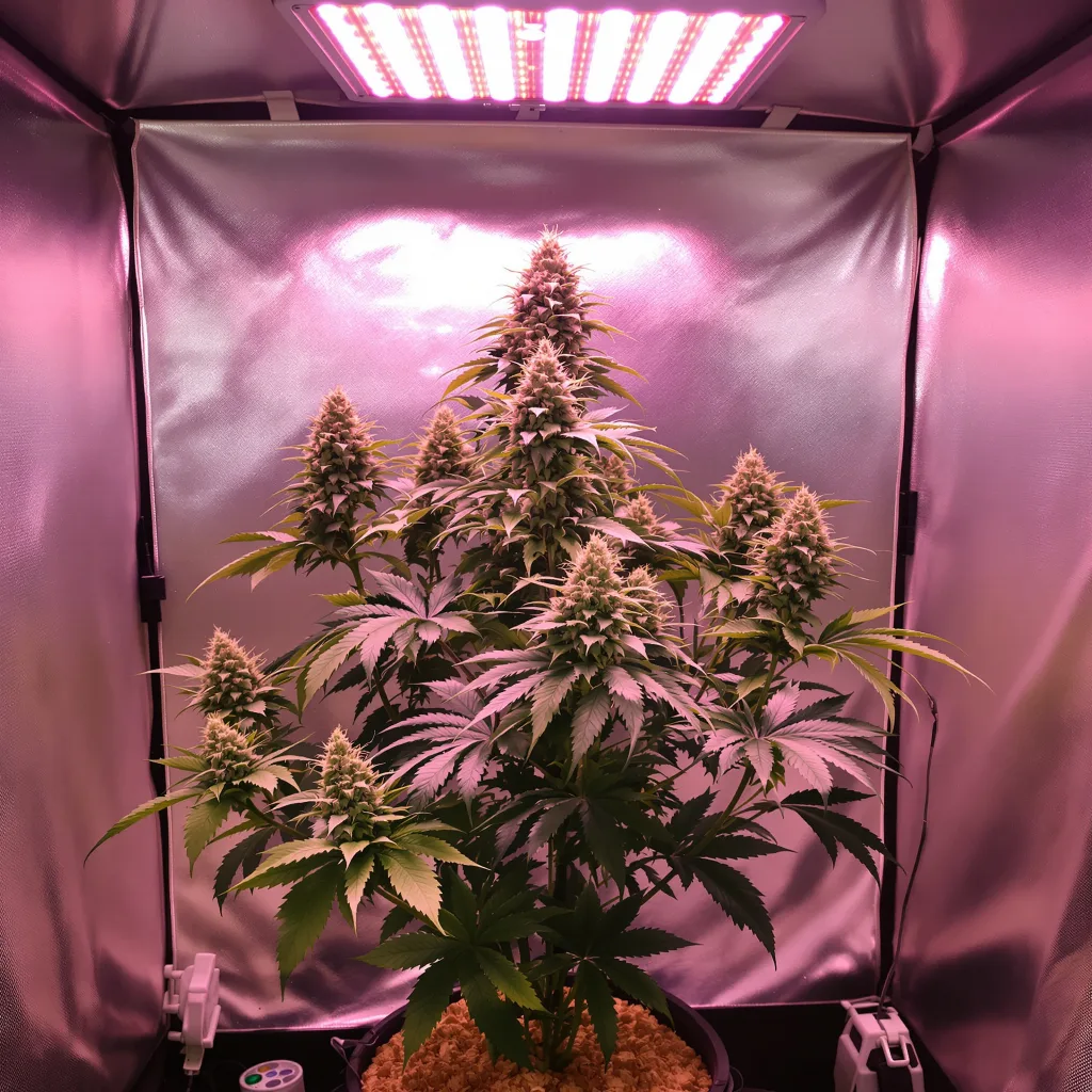 Planta de cannabis Lee Roy en fase de floración — 90-130 cm feminizada