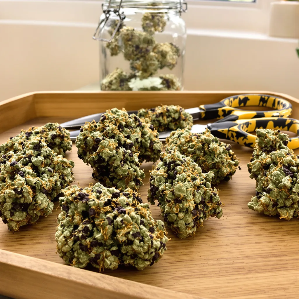 Lemon Crush 74% indica / 26% sativa — flor con tricomas visibles