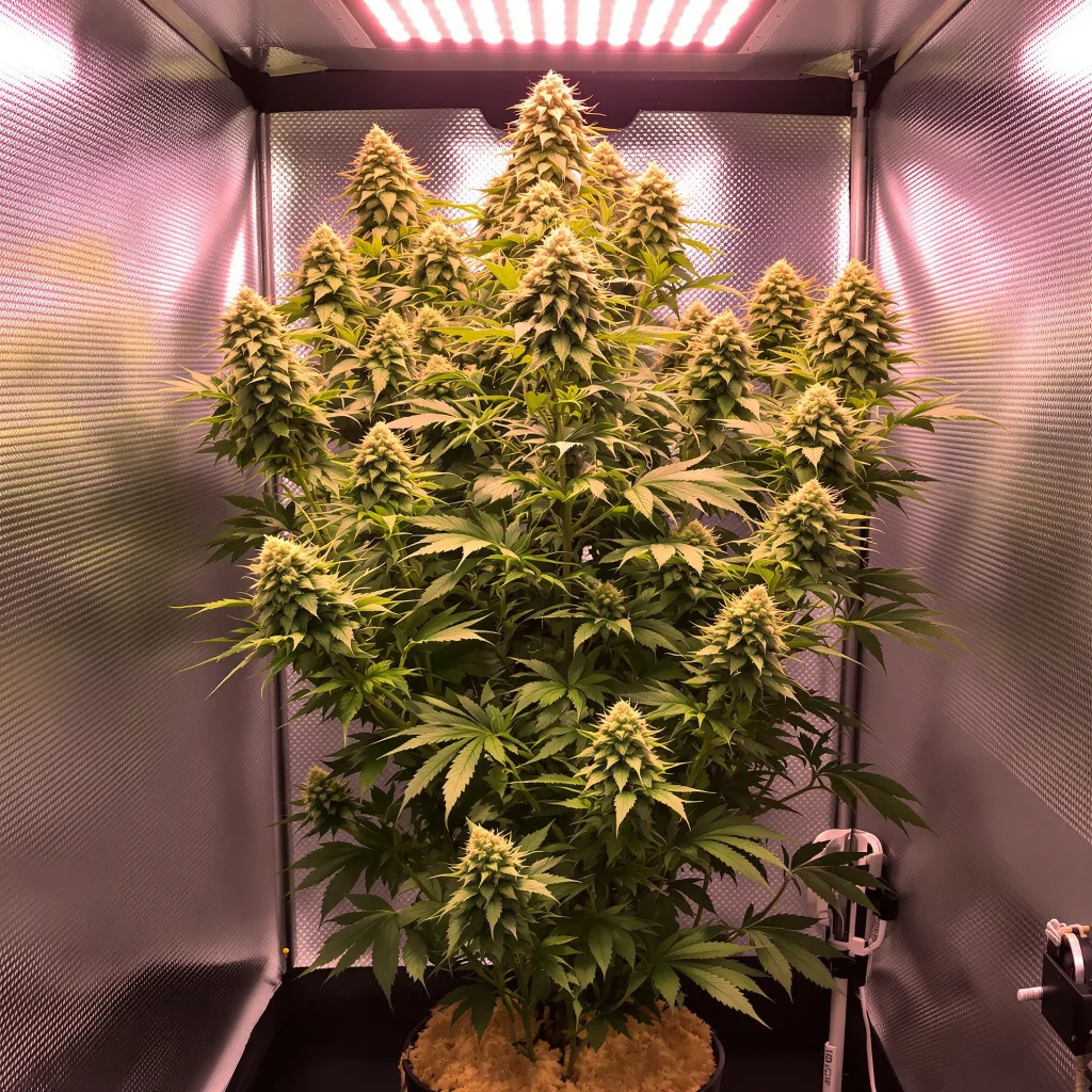 Planta de cannabis Lemon en fase de floración — 120-180 cm feminizada