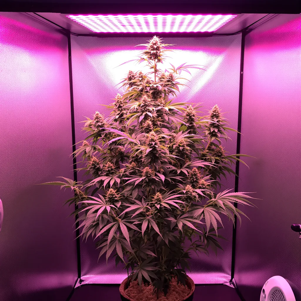 Planta de cannabis Lemon G en fase de floración — 150-200 cm feminizada