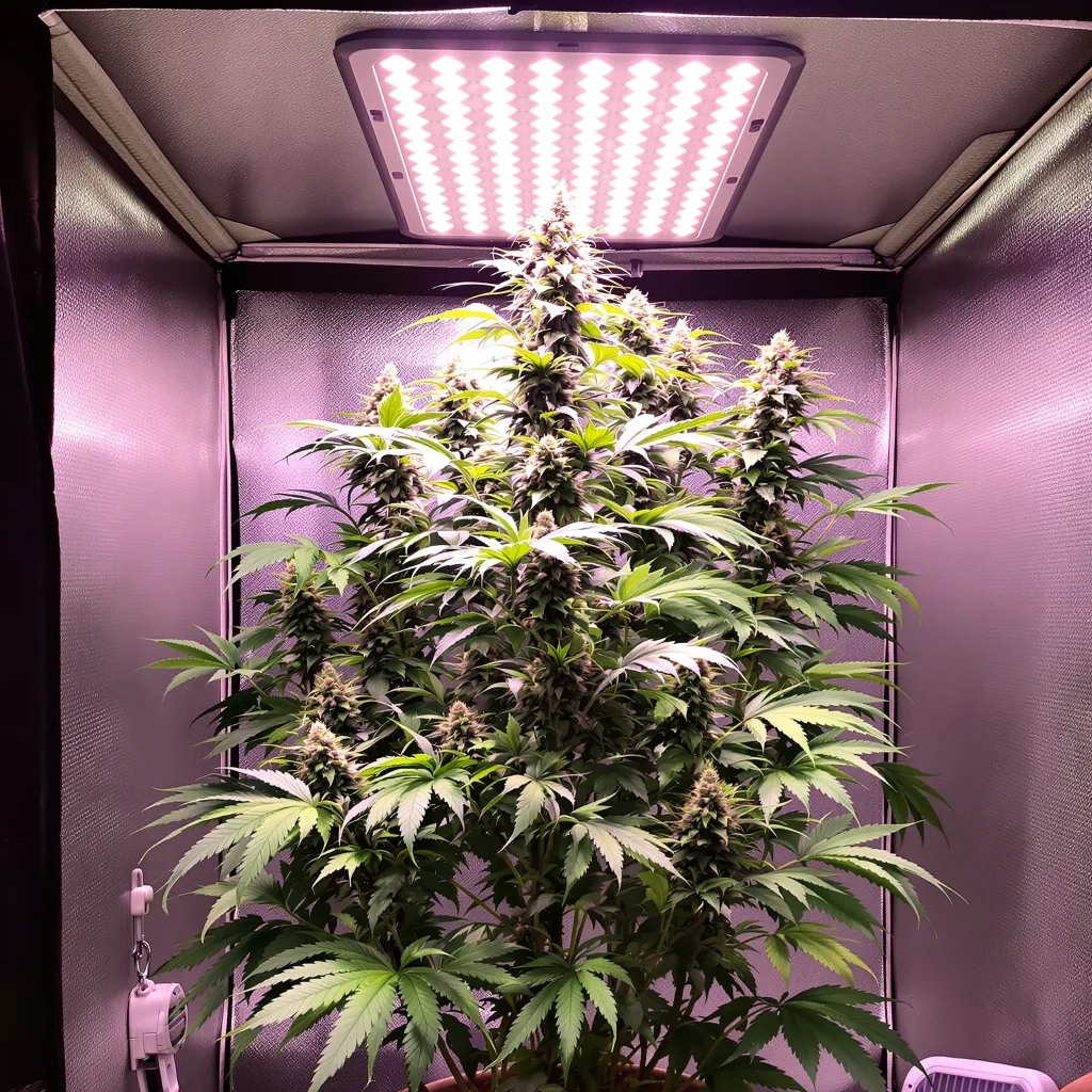 Planta de cannabis Lemon Jack en fase de floración — 150-200 cm feminizada